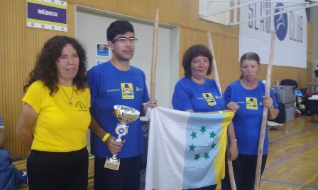  centro ocupacional  veros mostr  lucha l garrote adaptada en un campeonato portivo internacional